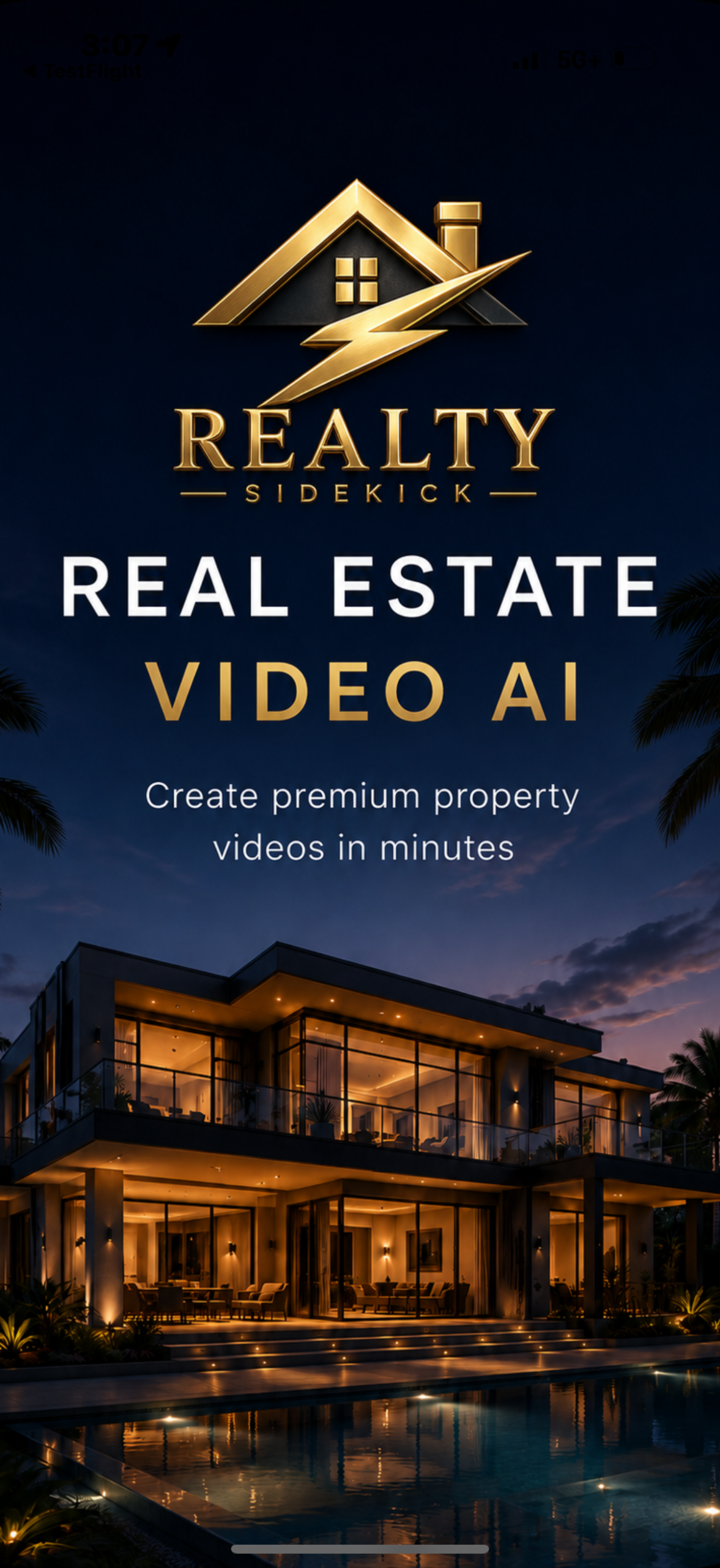 Realty Sidekick app splash screen